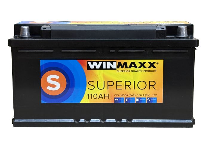 Акумулятор 6CT-110 WinMaxx Superior 110Ah-12V (353х175х190), (+ праворуч), EN950