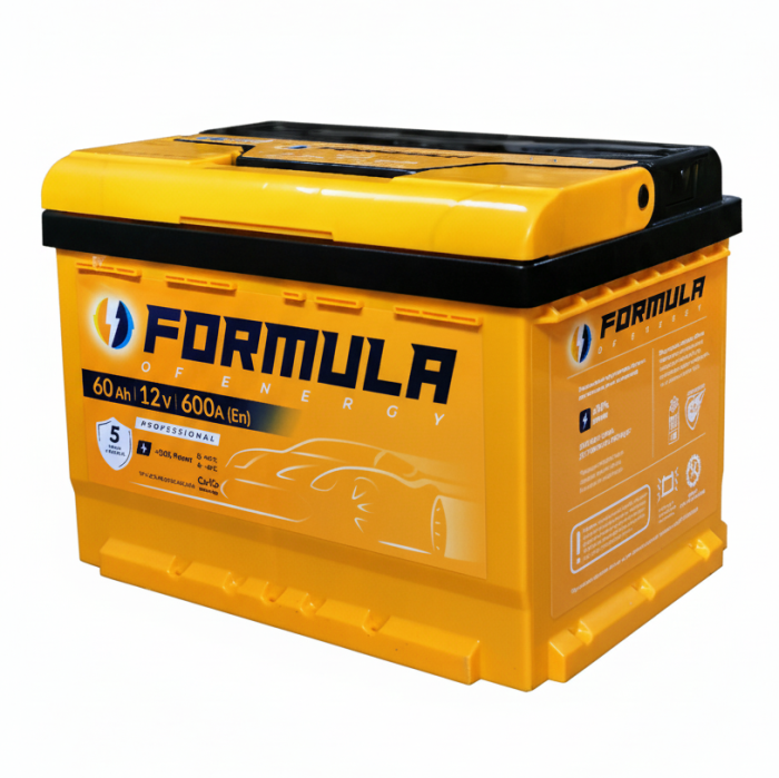 Акумулятор автомобільний 6CT-60 FORMULA Professional 60Ah-12V (242х175х175), (+ ліворуч), EN600