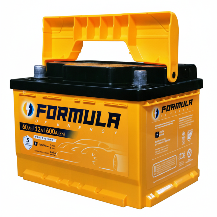 Акумулятор автомобільний 6CT-60 FORMULA Professional 60Ah-12V (242х175х175), (+ ліворуч), EN600