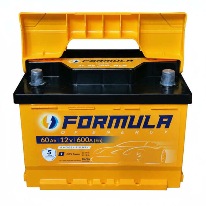 Акумулятор автомобільний 6CT-60 FORMULA Professional 60Ah-12V (242х175х175), (+ праворуч), EN600