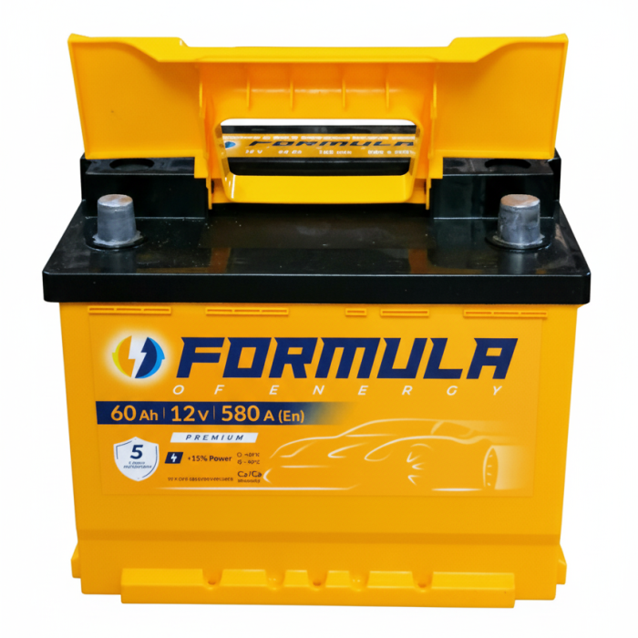 Акумулятор автомобільний 6CT-60 FORMULA Premium 60Ah-12V (242х175х190), (+ праворуч), EN580